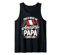 Mens This is What an Amazing Papá Looks Like Peru Tank Top