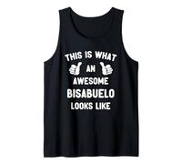 Mens This Is What An Awesome Bisabuelo Looks Like Grandpa Cool Tank Top