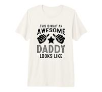 Mens This is What an Awesome Daddy Looks Like Premium T-Shirt