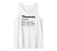 Mens Thomas Like A Normal Guy Only Cooler Legend King First Name Tank Top