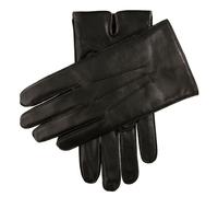 Dents Hastings Men's Fleece Lined Leather Gloves BLACK S