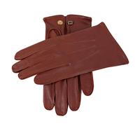 Men's Three-Point Leather Officer's Gloves - ENGLISH TAN / 10