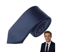 Men's Tie, 1 Piece Width 5 cm, Slim and Modern Design for Weddings and Special Occasions (Navy Blue)
