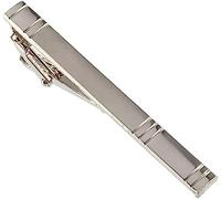 Mens Tie Clip Bar,Formal Men's Fashion Alloy Metal Silver Simple Necktie Tie Pin Bar Clasp Clip Business Wedding Suit New Year's Gift Durable