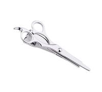 Mens Tie Clips for Husband Dad Boyfriend Birthday Christmas Gifts for Men Novetly Tie Clip for Skinny Ties Bar Clip, S, Non-Precious Metal, No Gemstone