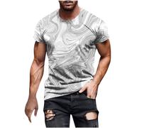 Mens Tie-Dye T-Shirt Short Sleeve Tops UK Sale Clearance Man Crewneck Pullover Retro Tshirts Regular-Fit T Shirts Athletic Tees Exercise Fitness Activewear Gym Workout Top Novelty Streetwear