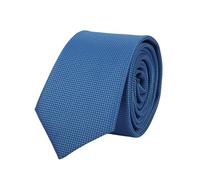 Men's Tie Pocket Sqaure Set Wedding Business Formal Solid Necktie Handkerchief - Blue One Size