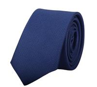 Men's Tie Pocket Sqaure Set Wedding Business Formal Solid Necktie Handkerchief - Navy 65 One Size