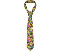 Mens Ties Colorful Numbers Men'S Neckties Novelty Skinny Tie For Business Party Wedding Suit