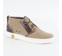 Mens Timberland Amherst Canvas Chukka A15KY Brown Leather Canvas Casual Boots
