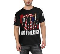 Men's Time Rock Music boy Band Rush Summer Shirts Short-Sleeve Tee-Shirts Novelty Cool Multi-Sided Graphic Tops Multicoloured L