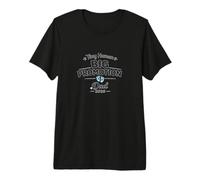 Mens Tiny Human Big Promotion 2026 First Time Father New Dad Premium T-Shirt