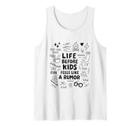 Mens Tired Funny New Dad Father Parenting Kids Humor Fatherhood Tank Top
