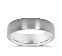 Men's Titanium 6mm Matte Ring