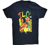 Men's TLC No Scrubs Black T-Boz Left Eye Chilli Vintage Retro T-Shirt Tee M