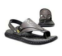 Mens Toe Post Sandals Mens Backstrap Sandals Summer Beach Sandal Non Slip Wading Sandal Slip On Split Toe Sliders Comfort Fishermen Sliders Breathable Walking Slides For Big Toes Hallux Valgus