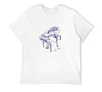 Men's Tom Waits T Shirt The Piano Has Been Drinking Rock T-Shirt White XL