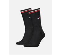 Tommy Hilfiger Unisex Crew Socks, Black, 6-8 UK