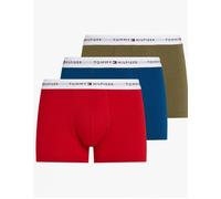 Men's Tommy Hilfiger 3 Pack Mens Logo Waistband Trunks Multicoloured