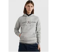 Tommy Hilfiger Men's Core Tommy Logo Hoody Mw0mw10752 Sweatshirts, Grey (Cloud Htr), L