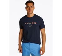 Men's Tommy Hilfiger Multi Flags Mens T Shirt - Blue/Black