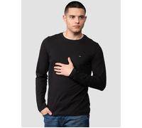 Men's Tommy Hilfiger Stretch Slim Fit Mens Long Sleeve T-Shirt - Black