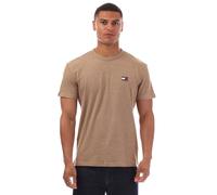 Men's Tommy Jeans Tonal Tommy Badge T-Shirt in Brown