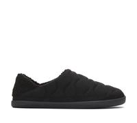 TOMS Women's Ezra Slipper, Black Quilted Felt, 3 UK