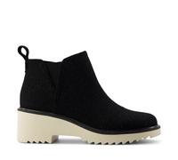 TOMS Women's Maude Fashion Boot, Black Shimmer Twill, 7 UK