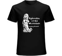 Men's Tony Hancock T-Shirt The Rebel. Aphrodite at The Waterhole Sculpture Movie Tee Black XL