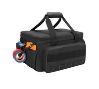 Mens Tool Bag - 14 X 8 X 10 Inches Portable Nylon Organizer Multi-Pocket Construction Storage Electrician Carpenter Mechanic Outdoor Gardening Site Bag | Floor