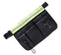 Mens Tool Belt - Heavy Duty Belt Tool Storage Bag - Storage Organizer Waist Bag with Reflective Strip for Women Men Technician Work Machinist Carpenter Electrician Gardening