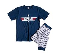 Mens Top Gun Pyjamas Blue