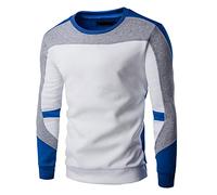 Mens Tops Sale Designer Mens T Shirts Large 3D Ethnic Baggy Hooded T Shirts Casual Print Hoody Fall Winter Patchwork Outdoor Sports Round Neck Sweatshirts Top Office Work Sale Clearance Blue L