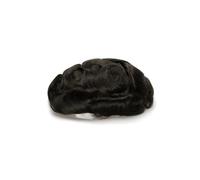 Mens Toupee 0.06-0.08mm Knots Toupee Men Capillary Prosthesis Wig For Men InvisibleThin Skin Hair Replacement Men Toupee Hair System Wigs