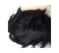 Mens Toupee 0.1mm Injected Male Hair Hairpiece 130% Density Skin Toupee Men Durable Wigs For Men Human Hair System Unit Capillary Prosthesis Wigs(Lightest Brown,8x10)