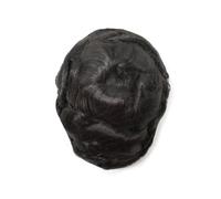 Mens Toupee 100% Human Hair Toupee Mono Male Wig Durable Male Hair Prosthesis Toupee Men 6" Hair Replacement Breathable System for Men Toupee for Men(30mm Wave,8x10)