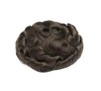 Mens Toupee Lace Toupee for MenHuman Hair Male Wig Swiss Front Replacement System Unit 8×10 Hairpieces