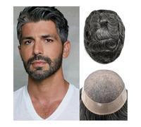 Mens Toupee Men Human Hair Toupee Fine Men's Capillary Prosthesis Durable Indian Hair Replacement System Unit Durable Wigs for Men Wigs(7x10)