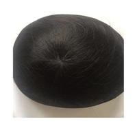 Mens Toupee Men's Invisible Hair Replacement System - 8x10 Inch Black Toupee Unit for Effortless Style and Confidence Wigs