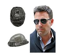 Mens Toupee Mens Toupee 6inch short Hair Wig 8×10" Full Poly Skin Men's Capillary Prothesis Male Toupee Hairpieces Indian Hair Transparent Injected PU Skin Toupee Hair for Men