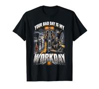 Men's Tow Truck Operator Your Bad Day is My Workday Value Graphic T-Shirt