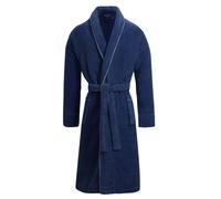 Men's Towelling Dressing Gown - Phoenix Bown of London Navy M