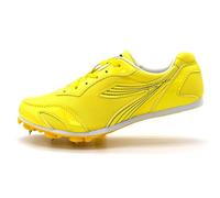 Mens Track Spikes Womens Spike Shoes for Running Sprinting Spikes,Track and Field Profession Athletics 7 Nails Unisex Youth Shoes,Breathable Lightweight Sports Shoes with Sprint,30- Yellow