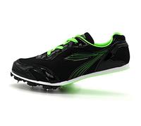 Mens Track Spikes Womens Spike Shoes for Running Sprinting Spikes,Track and Field Profession Athletics 7 Nails Unisex Youth Shoes,Breathable Lightweight Sports Shoes with Sprint,30- Black