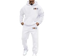 Mens Track Suit 2 Piece Set Long Sleeve Jogging Suits Jogging Bottoms Gym Sweat Suits Stand Collar Sport Jacket Sweatpants Casual 2 Piece Sports Set Track Suit Sweatpants and Sweatshirt Xmas,3XL