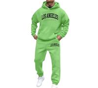 Mens Track Suits 2 Piece Set,Graphic Print Hooded Sweatshirt And Jogger For Comfortable Casual Two Piece Outfit With Modern Street Style Design