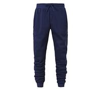 Men's Tracksuit Bottoms Cuffed Ribbed Jogging Bottoms Basic Active Sweatpants Regular Fit Joggers Lightweight Lounge Pants Outdoors Traning Trousers Casual Track Pants Elasticated Waist Trousers XXXL