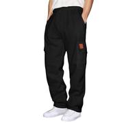 Men's Tracksuit Bottoms, Gym Pants Men Sportstyle Tricot Jogger Warm and Comfortable Fleece Mens Jogging Bottoms Fleece Elasticated Waist Golf Trousers for Daily Wear and Gym Running