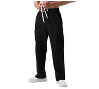 Mens Tracksuit Bottoms, Joggers for Men Uk Sportstyle Tricot Jogger Warm and Comfortable Fleece Men's Joggers Sweatpants with Elastic Zip Pockets Sweat Pants Leisure Gym Sports Yoga